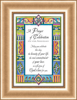 Plaque: Anniversary Prayer - Heartfelt, Inc